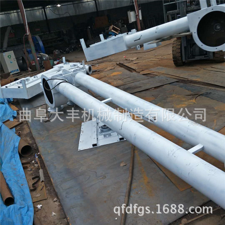 垂直水平Z型傾斜組合管鏈輸送機(jī) 白石灰裝罐密閉環(huán)保管鏈?zhǔn)捷斔蜋C(jī)示例圖19