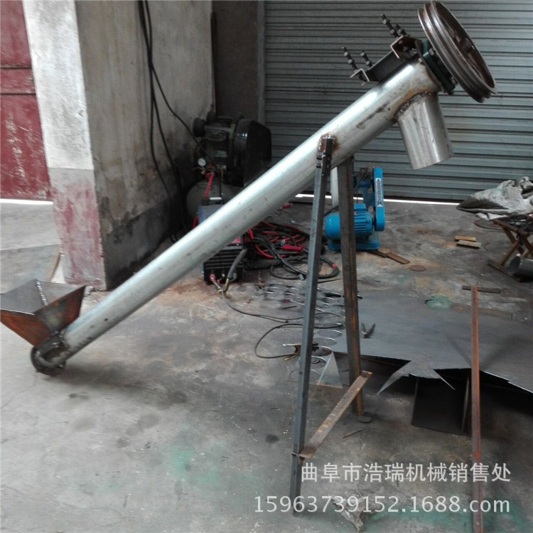 碎石灰石膏輸送上料機，泥沙漿輸送機，煤灰渣提升機生產廠家示例圖9