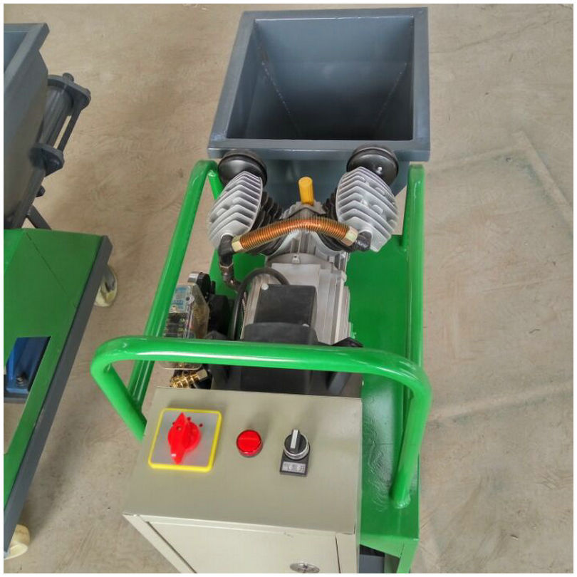 生產(chǎn)多功能外墻水泥砂漿噴涂機  全自動抹墻機小型膩子粉噴涂機示例圖123