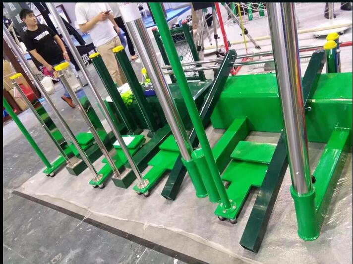 移動式羽毛球柱 標準比賽用羽毛球架 純鋼板底座 質量可靠示例圖12